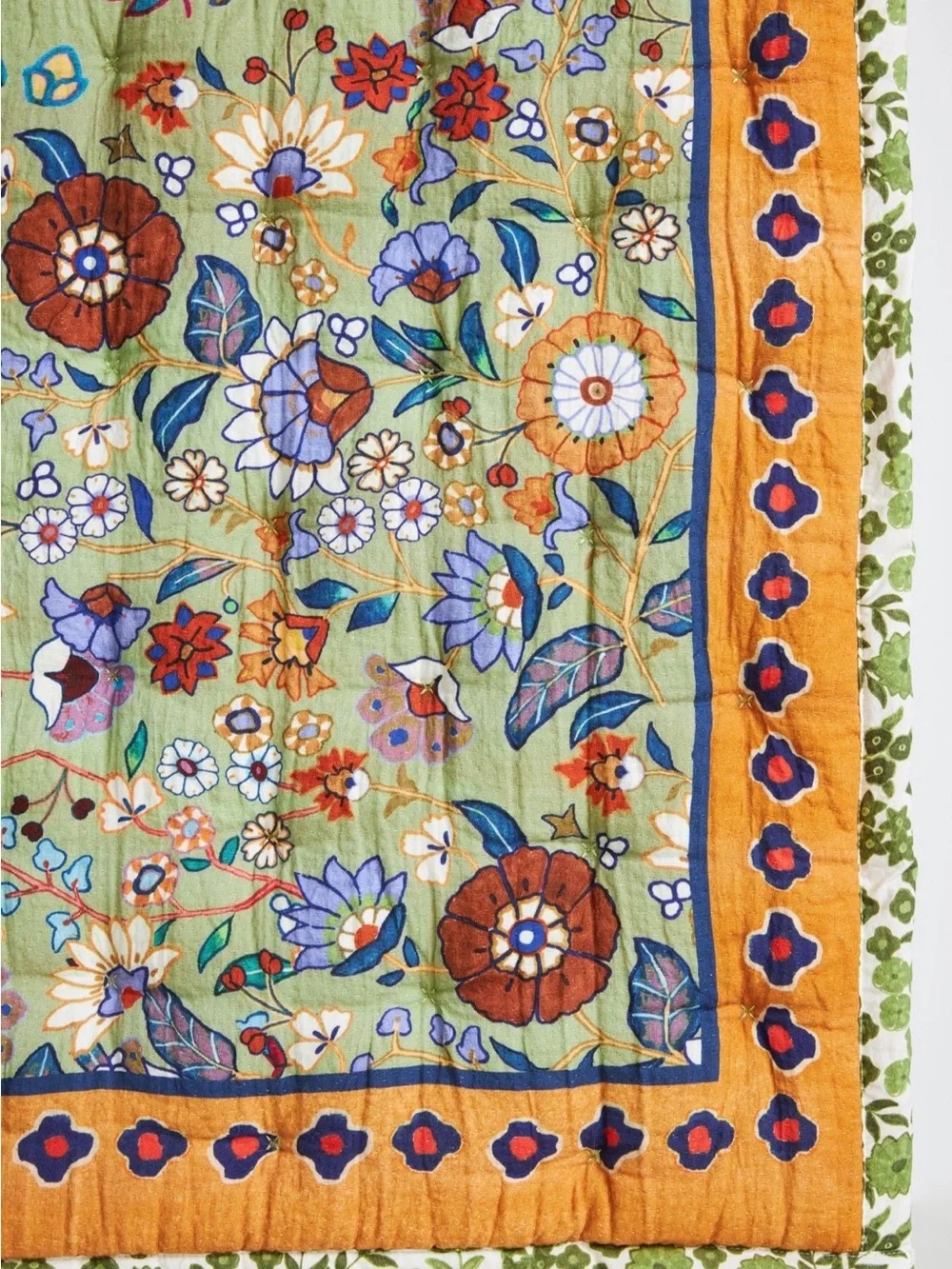 Anthropologie The Printed Textured Cotton Quilt Collection, Full
